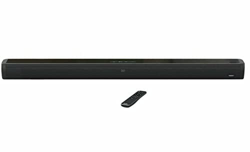 maxxo SB120 Barra de sonido 2.1 sistema de canales 120 W (60 W RMS) amplificador de agudos y graves Bluetooth v5.0 AUX USB HDMI ARC mando a distancia de montaje en pared