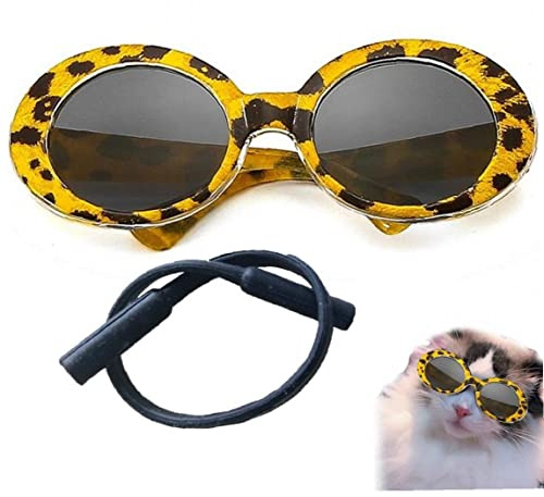 Lipfer Kleine Katzenkätzchengläser Haustiergläser Hund Sonnenbrille Haustier Vorräte Kätzchen Haustier Sonnenbrille Cosplay Kostüm Fotos Requisiten
