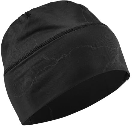 CEP - Winter Beanie - Atmungsaktive Laufmütze Reflective für Damen und Herren | Reflektierende, rutschfeste Beanie Mütze gegen Kälte | Sport Mütze mit Wärmeisolation schwarz