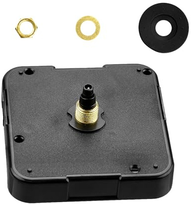 Rumyve Quartz Wall Clock Mechanism Replacement,Non-ticking Wall Micro Clock Movement Mechanism,Ultra Silent Clock Accessories for Home Office Hotels