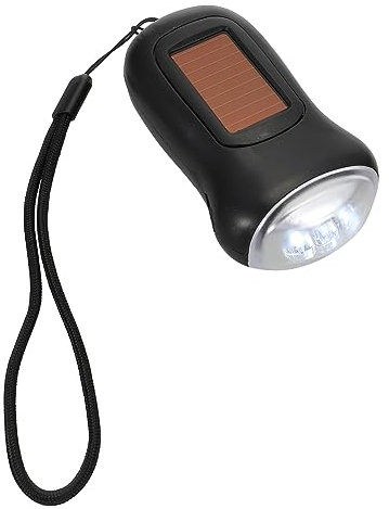 HOMSFOU 3st Taschenlampe Handkurbel Plastik Tragbar