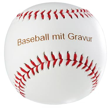 SNEG Baseball mit Gravur | Baseball inkl. individueller Gravur | Baseball gravieren