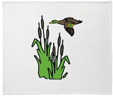 CafePress Duck Bird Pond Throw Blanket Super Soft Fleece Plush Throw Blanket, 60x50