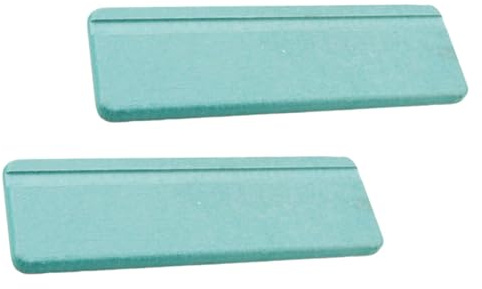 Ciieeo Diatomite Absorbent Washbasin Mats Non-slip Soap Dish Pads Quick-dry Bathroom Coasters for Sink Green 2pcs Set