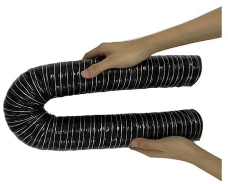 Ansaugrohr 300 Cm Universal-Luftansaugrohr Für Die Motorhaube Luftkanalschlauch Kalt- Und Hitzebeständig Flexibles Rohr 20/25/32/38/43/51/55/60/65/70 Mm Auto Lufteinlass(43mm)