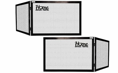 PARASCINTILLE ANGOLARE PER CAMINO REVERSIBILE IN FERRO Parafiamme per Caminetti, Caminetto Angolare CM 60 x 50 x H 50 modello DOLOMITE HOME Sweet Home