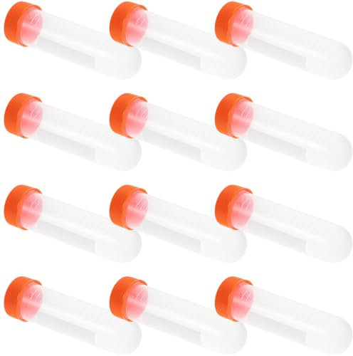 SOLUSTRE 100pièces Tubes à Centrifuger Bouchons à Vis Pour Expériences Scientifiques Et Laboratoire