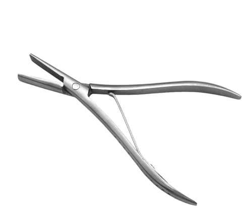 Extensions de cheveux Filmages - outil d'acier de style professionnel | Cliper plat résistant pour les extensions de fixation et d'élimination, outil de coiffeur pour les coiffures et les allonges