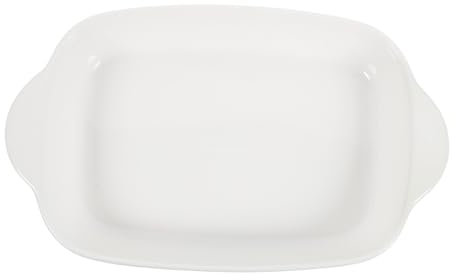 Alipis Fuente De Asar Doble Amphora Con Asa Para Fiestas Servir Ensaladas Hornear Con Cuencos Para Servir Cazuela Para Hornear Vajilla De Porcelana Fuente Para Gratinar Bandeja