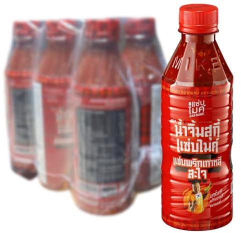 Zab Mike Koreanische Chili Dip-Sauce Suki - 6 x 440 g | Authentische Chilisauce für Hot Pot, Grill & Fondue – ideal für Gastronomie und Großverbraucher