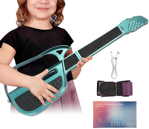 Guitare pour - Guitare Électrique sans Cordes | Instrument de Musique pour Éducation Musicale à la Maison Voyage École Activités en Classe d'Âge