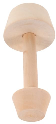 WEKADRIN Double-Ended Wooden Egg Tart Mold Pastry Tamper for Dough Shaping Smooth Surface Kitchen Baking Tool for Tarts Muffins and Pies Easy to Clean and Maintain