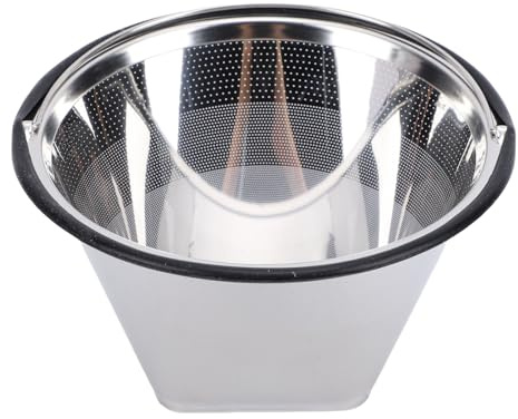 Srliya Edelstahlfilter Passend für KBGV KBT-Serie Kaffeemaschine Metall Wiederverwendbarer Kegel-Kaffeefilter-Ersatz