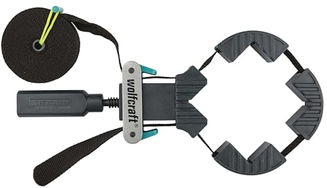 wolfcraft 3416000 - Presse à Cadre à Sangle - Sangle de Serrage en Nylon - Longueur de 4 m