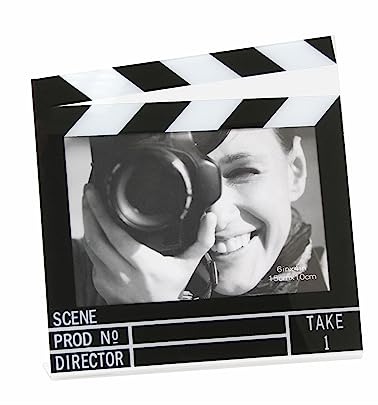 Deknudt Frames Cornice per Foto Pellicola Orizzontale, Resina, Nero, 10 x 15