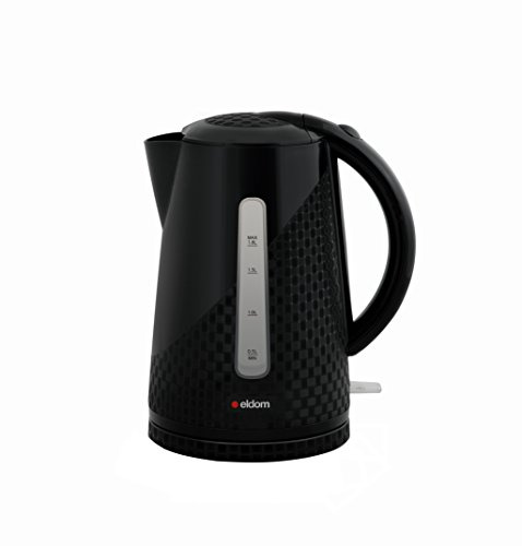 eldom C240 Bollitore elettrico. 1,7 litri, base 360º, filtro anticalcare, doppio sistema di sicurezza, componenti STRIX di alta qualità, plastica, 2000 W, colore nero