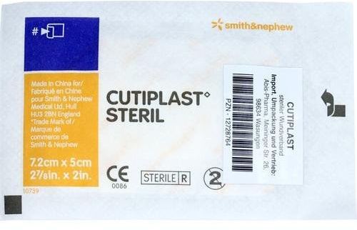 CUTIPLAST steril Wundverband 5x7,2 cm 100 Stück