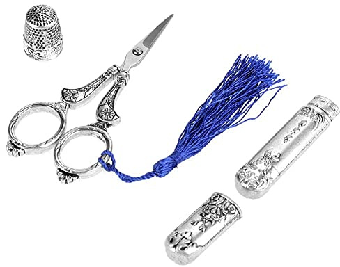 Vintage Schere Edelstahl Nähen Handwerk Schere Schneiden Papier DIY Nähen Handwerk Werkzeug Set für Stickerei, Nähen, Handwerk, Handarbeit