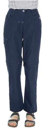 Trespass Rambler Pantalon imperméable Convertible avec Protection UV et Jambes Amovibles pour Femme