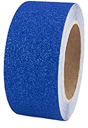 AnTina TAPES® Antirutsch Klebeband Streifen 50mm x 6m, blau | Rutschfest, für Innen- & Außenbereiche, stark selbstklebend, PVC mit zertifiziertem Antirutschbelag, Sicherheitsband
