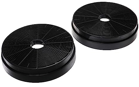 vhbw 2x Filtres à charbon actif remplacement pour Klarstein 10030727, CGCH3 pour hotte aspirante - 17,5 cm