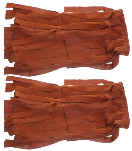 Holibanna Marque Couvre-Bottes À Franges Pour Femmes Vintage En Polyester LéGer RéSistant À La DéColoration Accessoire Hippie Pour Festival De Musique Et Performance Sur ScèNe