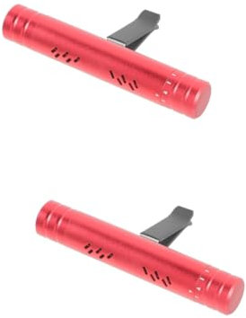 Mobestech 2stücke Car Aromatherapie Diffuser Duftspender Für Auto-lüftung Silikon Clip Für Ätherische Öle Einstellbare -diffusion Farblich Zufällig Gegen Unangenehme Gerüche