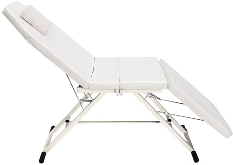 unkonwcy Lettino da massaggio pieghevole SPA Salon Beauty Lettino cosmetico Sedia da terapia, per massaggi, salone di bellezza, letto cosmetico portatile, per il viso, per massaggi, tavolo da