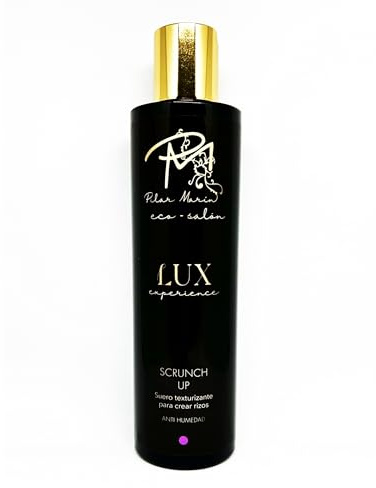 CREMA ACTIVADORA DE RIZOS, LUX EXPERIENCE 250ml - Scrunch Up - Método Curly, Definición y Volumen Sin Aclarado, Tratamiento Profesional de Lujo para Rizos en Casa con Efecto Memoria Antihumedad