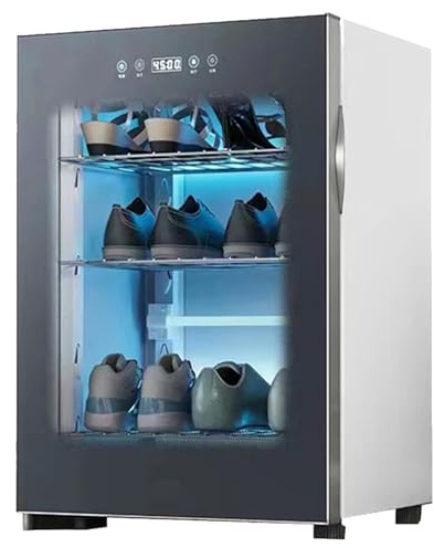 Gabinete secador de zapatos, máquina inteligente de secado de desodorización para zapatos, botas y calcetines con circulación interna de aire caliente y calefacción PTC