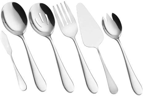 LALADEFIEE Besteckset Aus Für Westliche Gerichte Besteck Für Partys Gabeln Löffel Wiederverwendbares Haushaltsbesteck Geeignet Für Zuhause Hotels Catering Ergonomisches Griffdesign