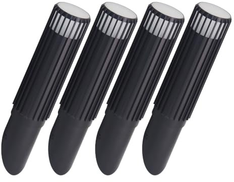 LUXULA 4er Set Wandleuchte, Wandfackel schräg, GU10 Fassung, Innen/Aussen, Aluminium - LED Außenleuchte IP44 Wandlampe Wegbeleuchtung Garten Terrasse