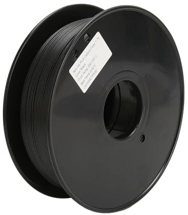 Carbon verstärktes PLA -Filament 1,75 mm, genaues 3D -Druckermaterial, mattes Finish, ausgezeichnete Betthaftung, Festigkeit und Steifheit, zur Verformung,