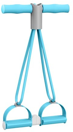 Juego de bandas de resistencia para el tobillo con pedal, bandas de resistencia de bucle, cuerda elástica para ejercicios, bandas de resistencia de cuerpo completo con niveles de resistencia, bandas