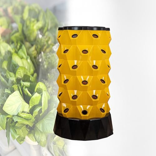 Torre di Coltivazione idroponica Verticale, di Torre idroponica - Giardino Verticale da Interno per Erbe aromatiche, Frutta e Verdura - 48 Punti di Crescita, di Coltivazione