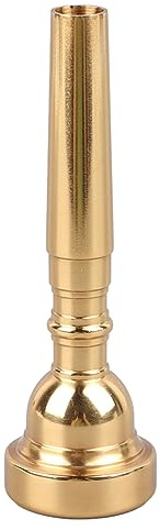 Xiuganpo Embout de Trompette en Métal, Pièce de Rechange pour Instrument de Musique à Vent Lisse et Durable pour Trompettiste (Or 5C)