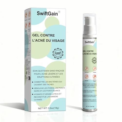 Crème anti-acné 18 g - Peaux à tendance acnéique - Convient pour les marques d'acné - Élimine les points noirs - Soin anti-taches brunes du visage - Convient à tous les types de peau (18G 1-Pack)