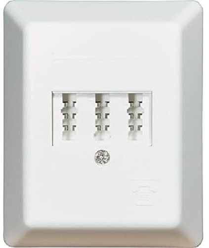 AP-TAE-Dose 3-fach für 2 Fernsprechapparate und