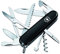 Victorinox Huntsman, coltello svizzero (15 funzioni, forbici, seghetto per legno, cavatappi) colore nero B1
