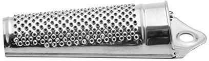 Weis 15701 Nuez Moscada Rallador 14 cm, Acero Inoxidable, Plata, 14 x 5 x 5 cm
