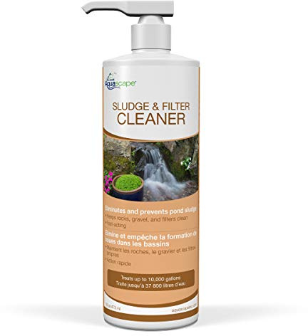 Aquascape Sludge & Filter Cleaner Water Treatment for Pond and Water Features, 16-Ounce Bottle | 98890