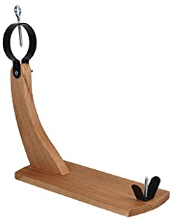 Cofan Gondola Ham Holder | Made of Wood | Measures 37.5 x 16.8 x 60 cm, Grey
