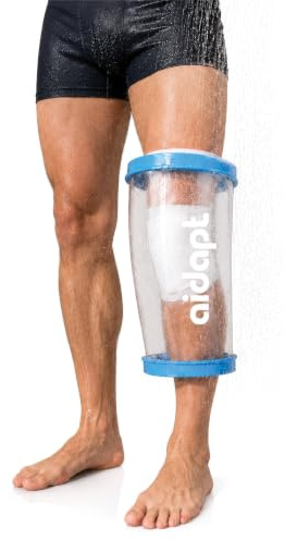 Aidapt Impermeable Protector de escayola y venda para uso mientras que de la ducha/baño – Configuración adulto rodilla