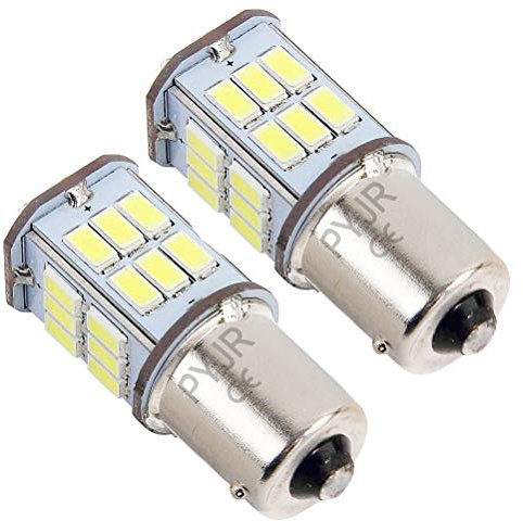 P21w 1156 Ba15s LED Bulb, 5w DC 10-80V Super Bright White Colour 6000K Used For Backup Reverse Lights Tail Lights,Turn Signal Light, Rv lights (pack of 2)