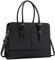 Lubardy Laptop Bags for Women 15.6 inch Ladies Leather Laptop Handbag Work Handbags Womens Tote Bag Office Black