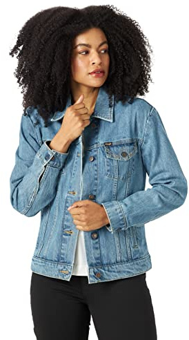 Wrangler Relaxed Fit Memory Maker Jean Jacket Veste, Lavabo, L Femme