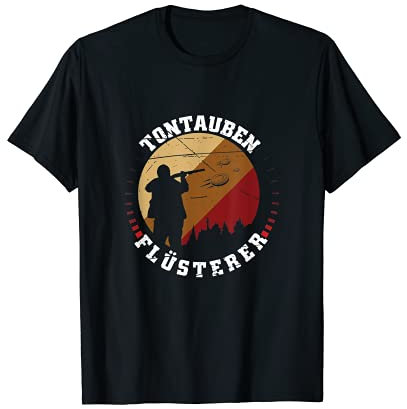 Herren Tontauben schießen für Sportschützen im Schützenverein T-Shirt