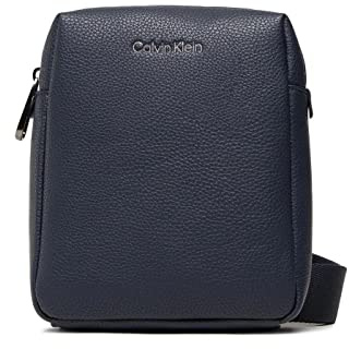 Calvin Klein Sac Bandoulière Homme Ck Must Reporter Small Petit Modèle, Bleu (Ck Navy), Taille Standard