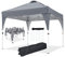Ej.Victor Gazebo 3x3m impermeabile Gazebo pieghevole pop-up regolabile in altezza Tenda da giardino protezione UV 50+ Tenda Padiglione con borsa Tenda per Giardino Festival Picnic, grigio
