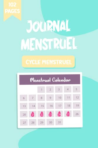 journal menstruel: mon calendrier de cycle menstruel pendant 50 mois 169 , carnet de suivi pour les règles , mon cycle féminin ,carnet de suivi du cycle menstruel
